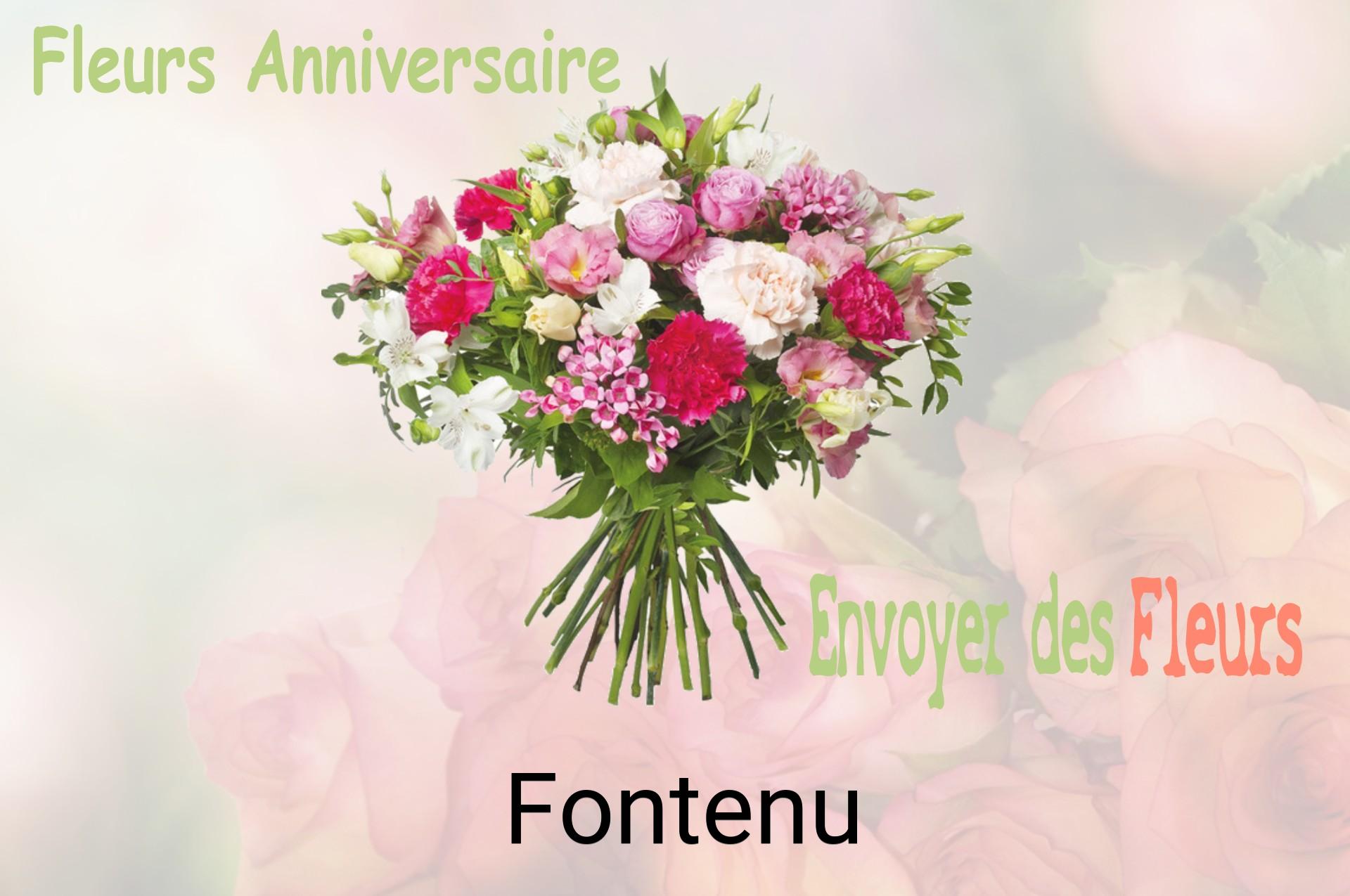 Bouquet de fleurs d’anniversaire livré à Fontenu