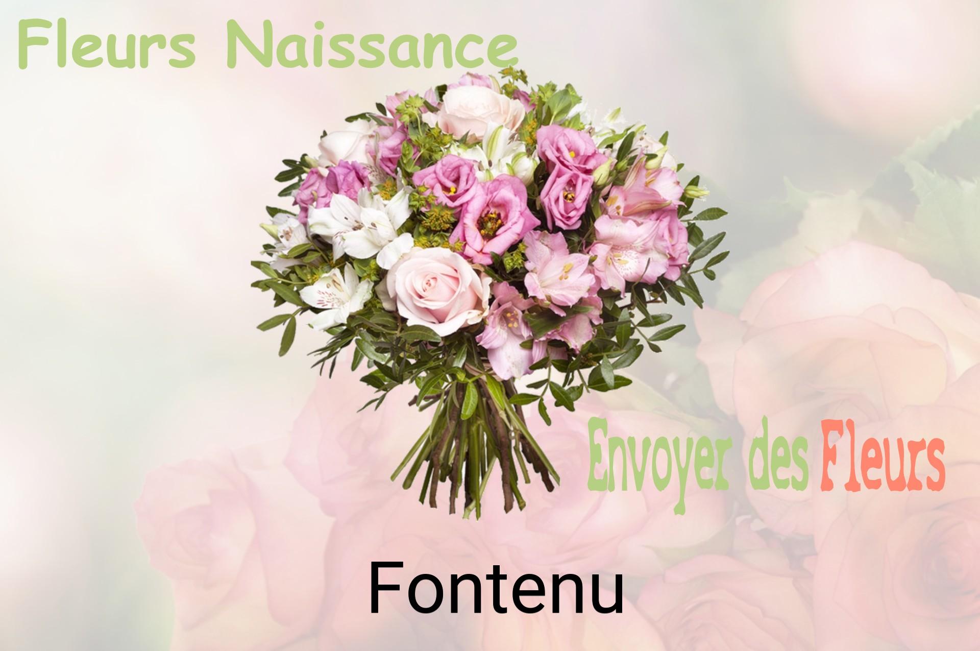 Bouquet de fleurs de naissance livré à Fontenu